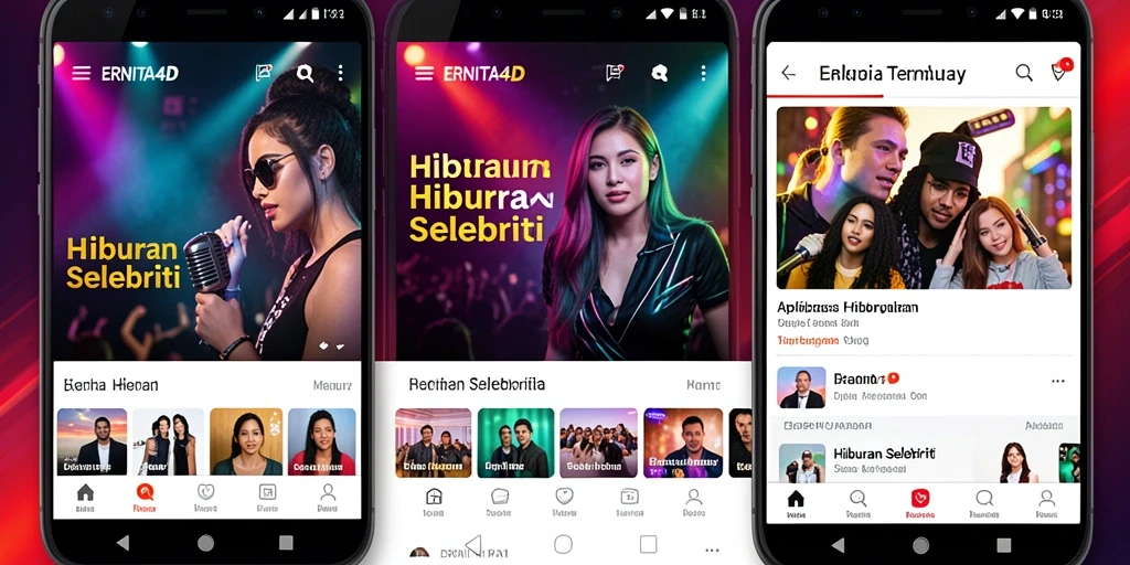 Tampilan antarmuka utama aplikasi ERNITA4D yang menarik dan informatif.