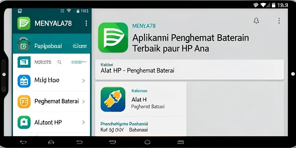Tampilan antarmuka pengguna <strong>MENYALA78</strong> yang elegan dan intuitif.
